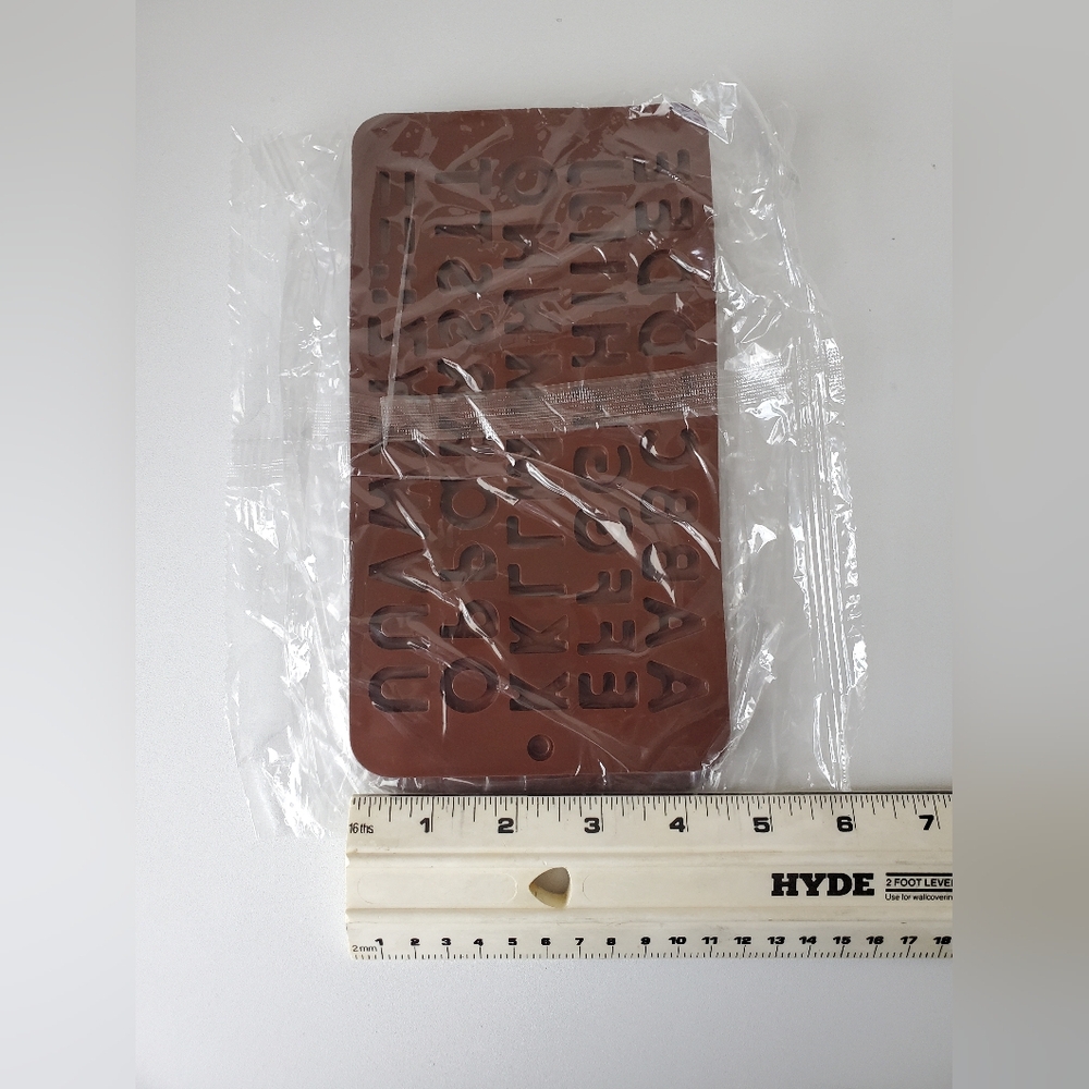 Alphabet, Happy Birthday, Numbers & Symbols Silicone Chocolate Candy Molds NWT - Picture 6 of 6